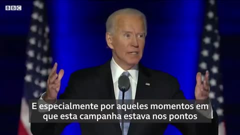 In full, Biden's 1st speech as President-elect of the USA