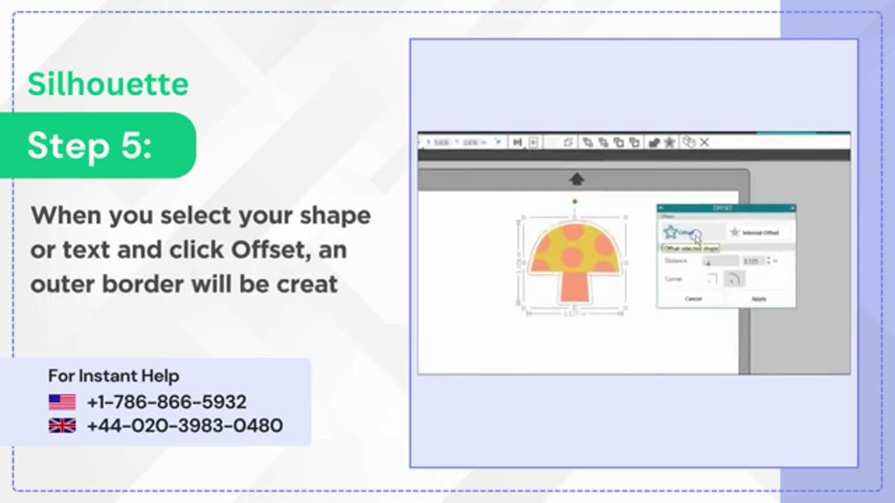 How to Use the Offset Panel in Silhouette Studio App