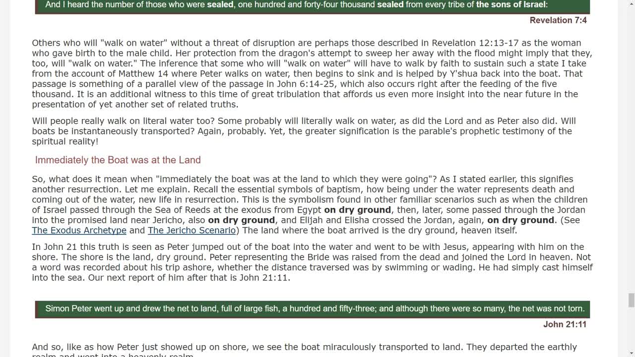 When Cometh... The Feeding of the Five Thousand