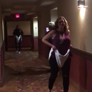 Woman Falls During Hotel Sumo Wrestling Fail