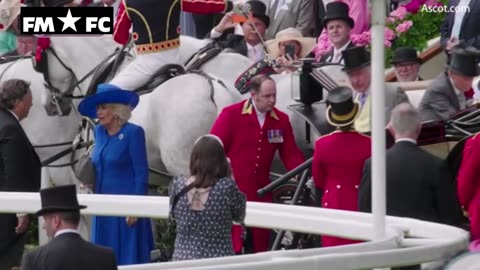 Grieving Lady Gabriella Windsor attends Ascot with Princess Anne