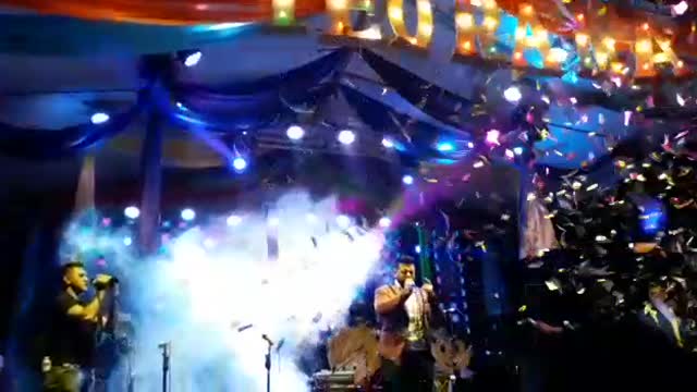 Momento de explosión de granada en Teorama