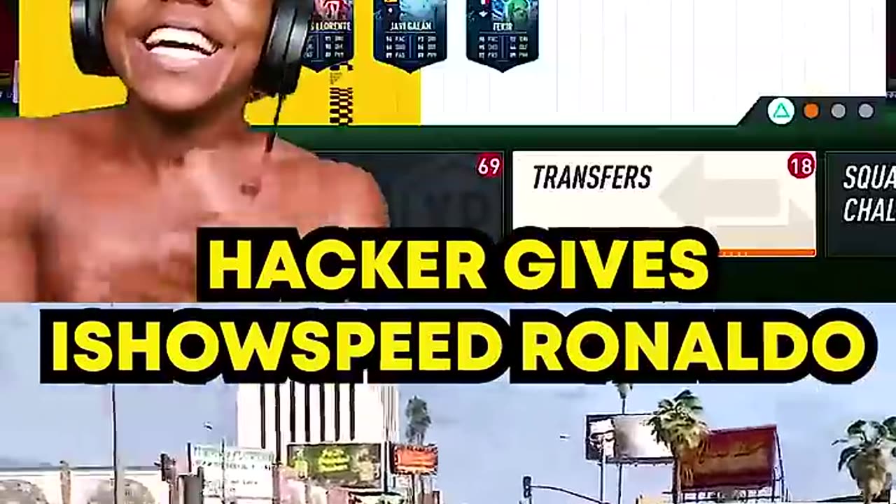 Hacker Gives iShowSpeed Ronaldo For Free 😂