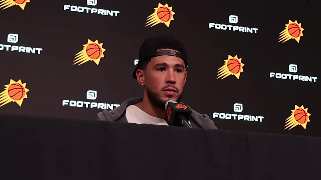 Devin Booker. Phoenix Suns open regular season Oct. 23