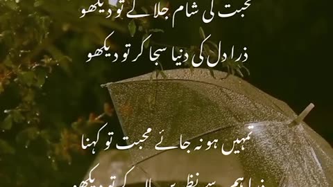 Short poetry video