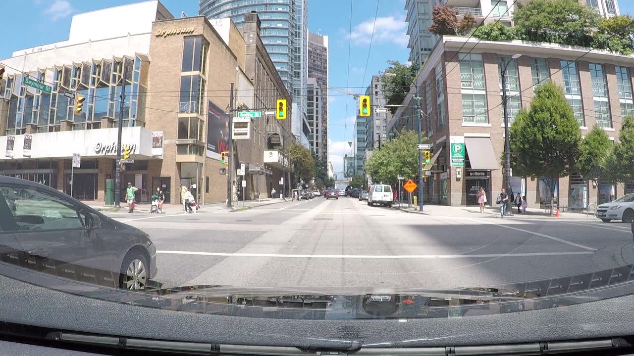 Arriving in Vancouver Downtown | Canada Driving