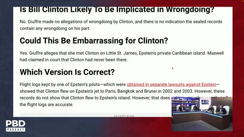 He’s Definitely On It” - Bill Clinton & Others Named As Jeffrey Epstein’s Client List is Revealed