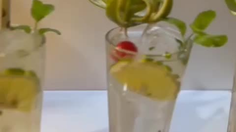 Virgin mojito mocktail