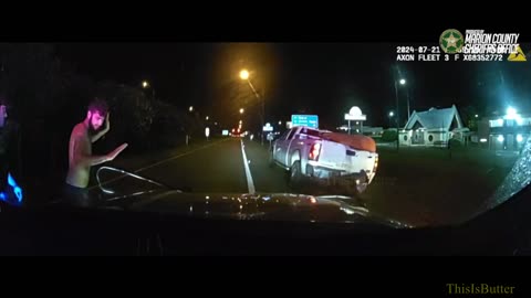 Dashcam shows suspected drunken driver confused about being arrested, messes up alphabet