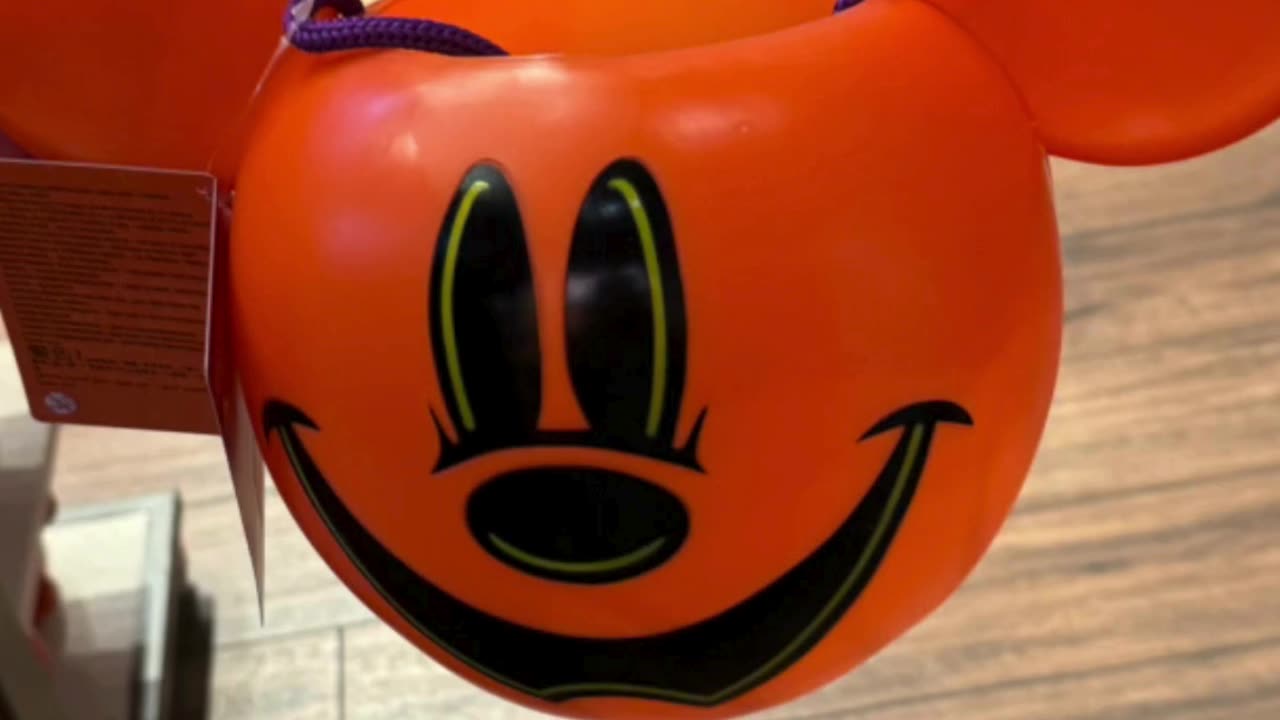 Disney Parks Mickey Mouse Halloween Pumpkin Trick or Treat Bucket #shorts