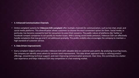 The Significance of Videocon D2h Complaints Online