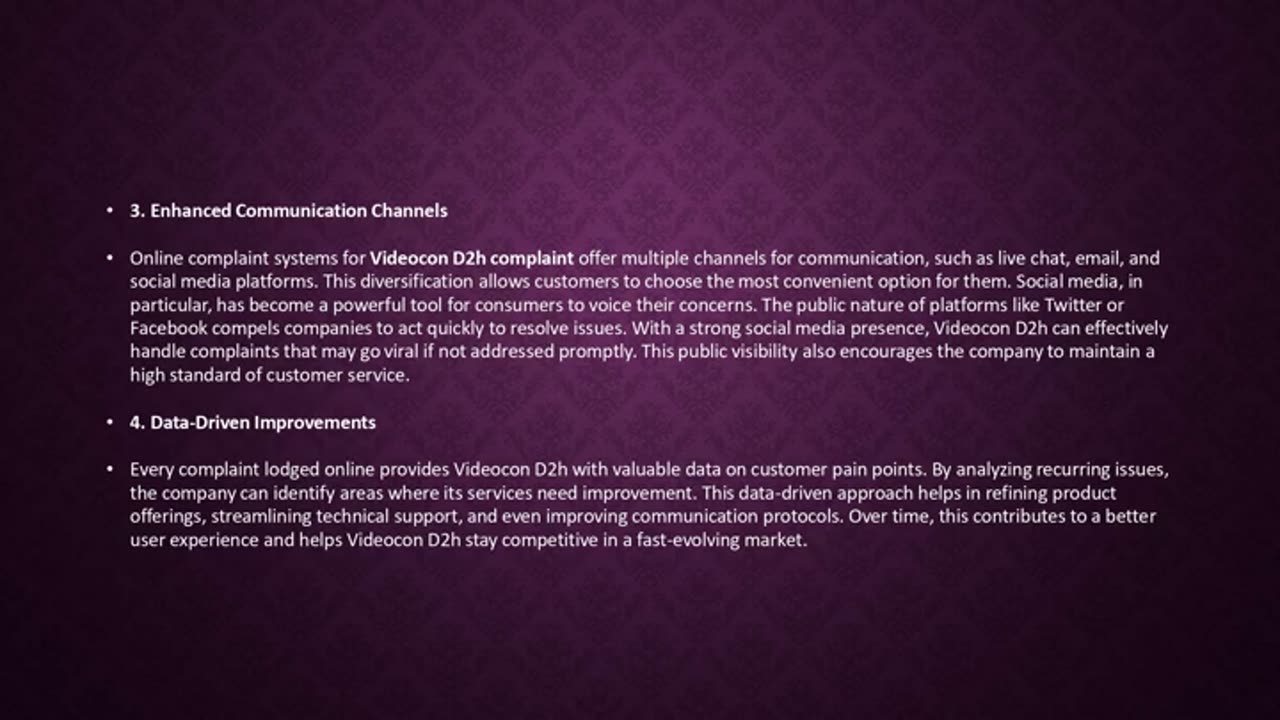 The Significance of Videocon D2h Complaints Online