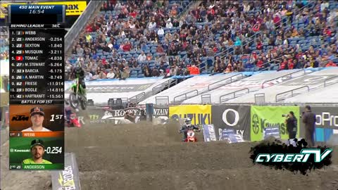 AMA SUPERCROSS FOXBOROUGH RD.15: 450CLASS FULL MAIN ENVET