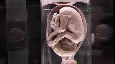 A person in his mother's womb