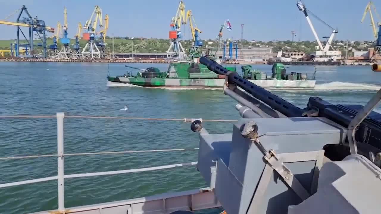 Ukraine War - Beauty in the sea near the port of Mariupol