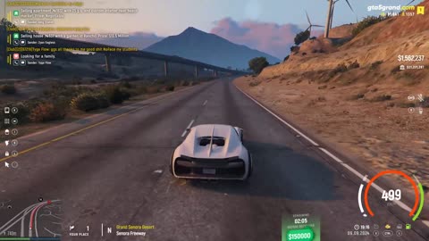 GTA V Grand RP EN1 Bugatti Chiron Melhores acidentes das corridas de rua de Agosto e Setembro - 2024
