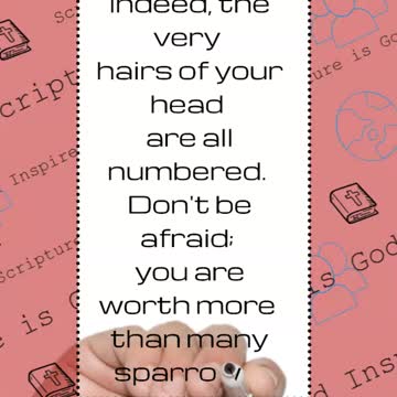 #shorts #ytshorts #scripture #verseoftheday Luke 12:6-7