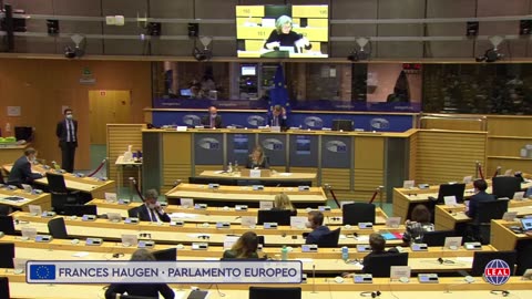 2021-11-09: PARLAMENTO EUROPE: FRANCES HAUGEN (EX-EMPLEADA FACEBOOK): TESTIFICA EN SU CONTRA