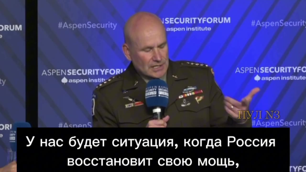 Commander of American forces in Europe, General Christopher Cavoli: