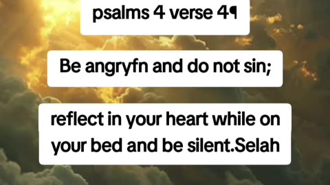 Psalms 4 verse 4