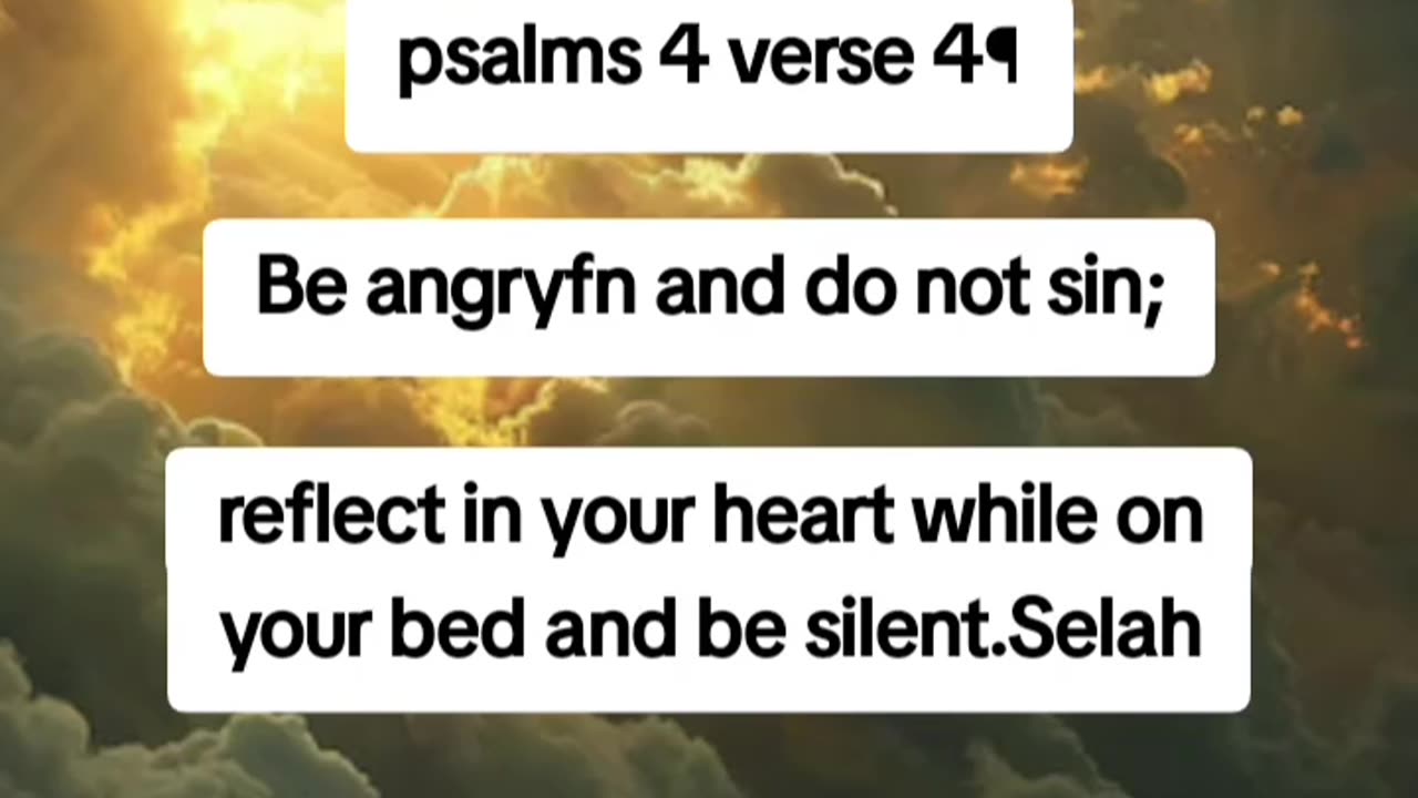 Psalms 4 verse 4