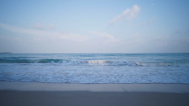 Blue sea with beautiful sea waves