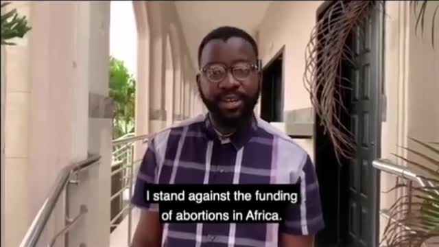 hear this prolife African's voice their opinion on abortion