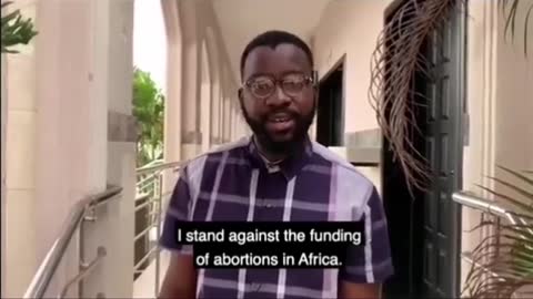 hear this prolife African's voice their opinion on abortion