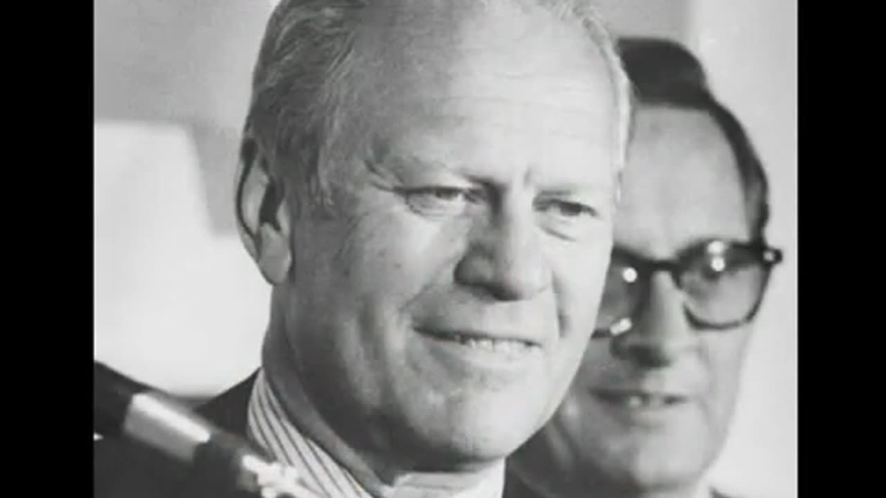 August 12, 1982 - In Indianapolis, Former President Gerald Ford Urges Patience with Economy