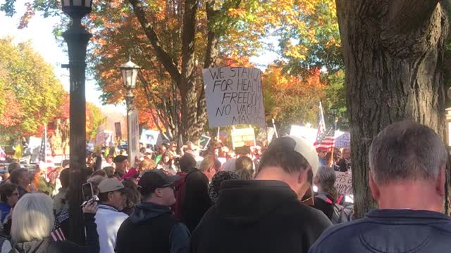 Protest at gov walz mansion