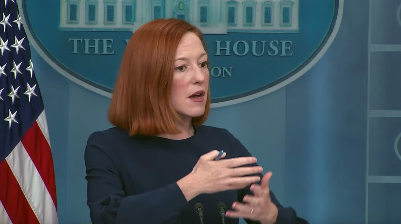 Psaki is asked about Biden's "Amazon, here we come" comment
