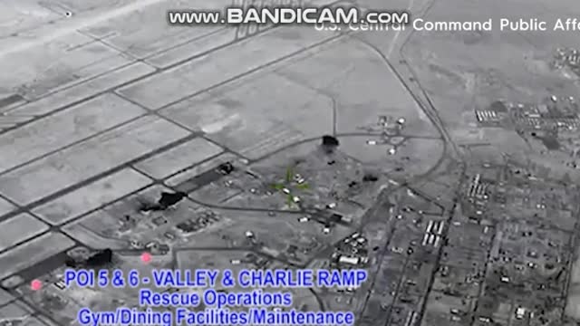 US military releases previously unseen footage of Iranian missile attack