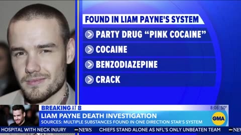 Liam Payne had multiple drugs in body at time of death: Sources