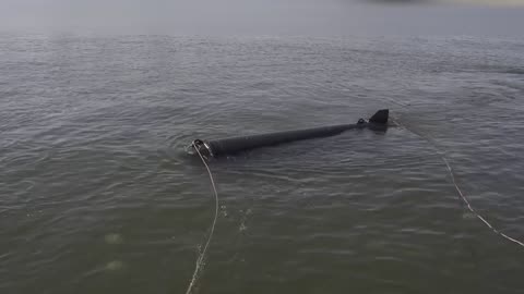 Ukrainians Testing Experimental Torpedo Drone