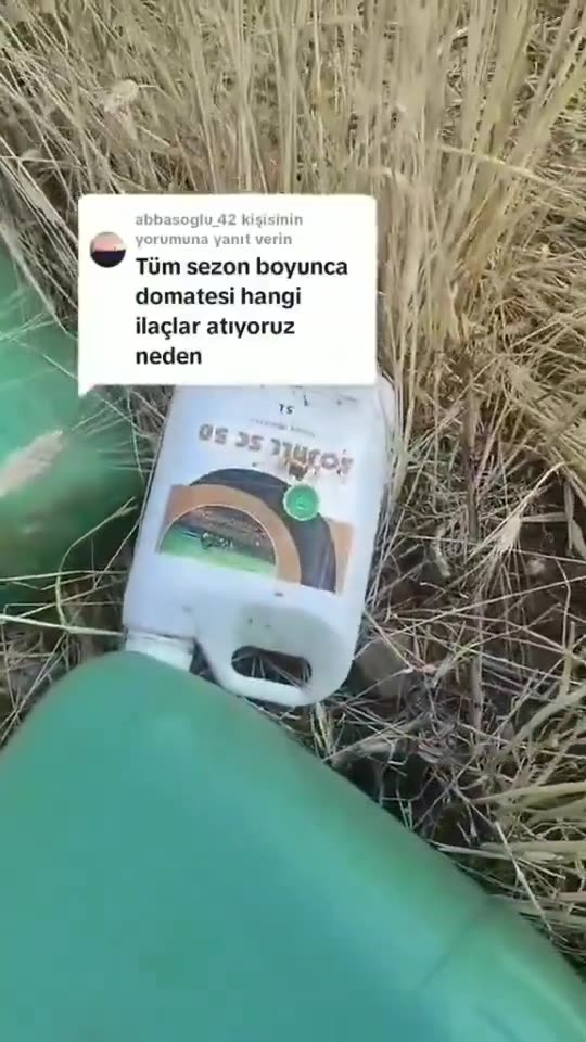 Zehirli ürünler bakın ne ilaçları atıyorlar!!