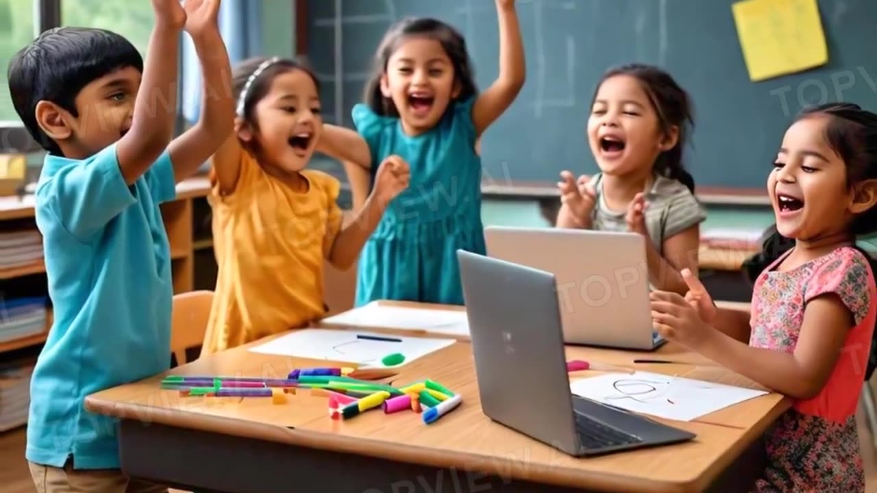 Children activity in school