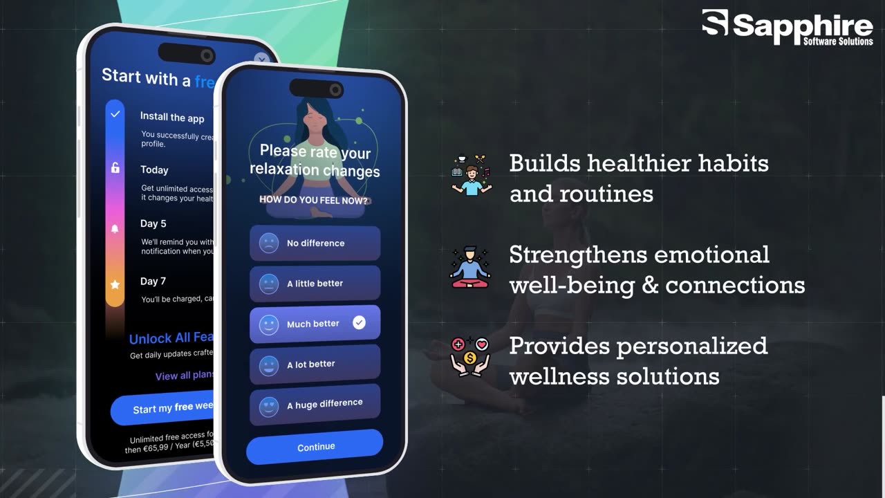 Leading Stress Management App Development Company in USA | Sapphire Software Solutions