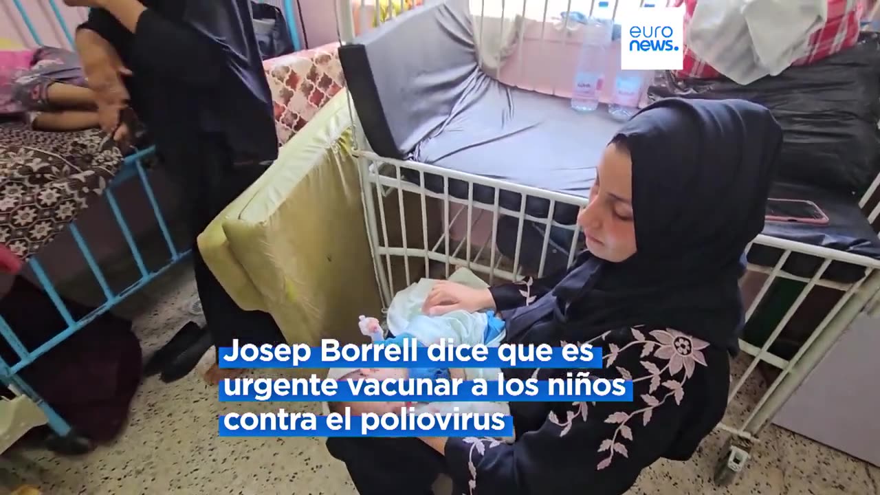 La polio reaparece en Gaza tras 25 años y Borrell pide un alto el fuego para frenarla