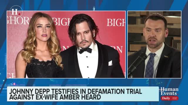 Jack Posobiec talks about Johnny Depp defamation trial against ex-wife Amber Heard "Amber Heard is the Taylor Lorenz of Hollywood"