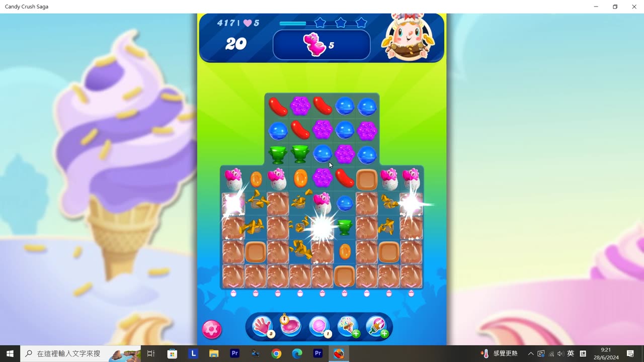 Candy Crush Saga Record (Level 417)