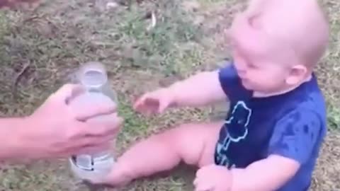 Funny Baby Video Playing