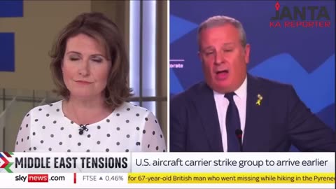 Sky News presenter bravely stops Israeli spokesperson from running propaganda - Janta Ka Reporter