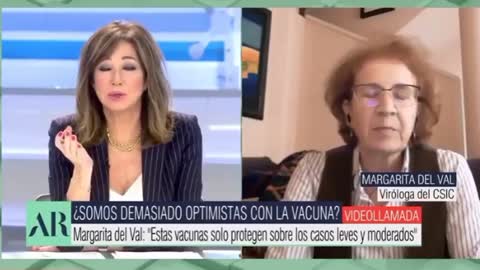 Bióloga Dra. Margarita del Val Latorre dice, la vacuna covid-19 "No me convence"