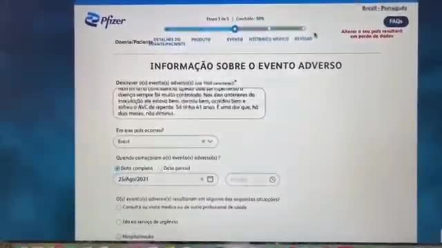 Pfizer - Como registar um efeito adverso da vacina ?