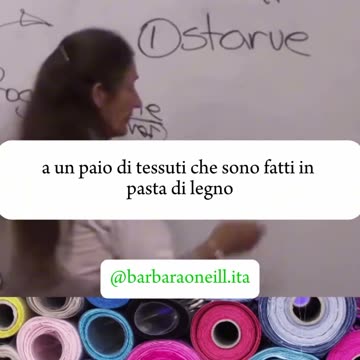 Materiali tossici da evitare "abbigliamento, lenzuola, piumoni, intimo etc.." (Barbara O'neill)