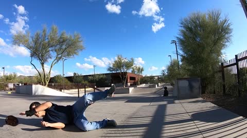 Dad falls alot