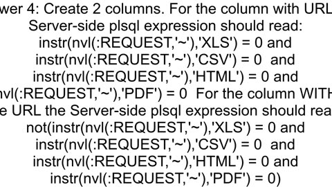 Apex - Interactive Report - Hide Column in CSV Download