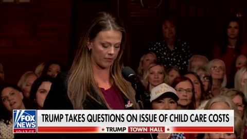 💖 WHOLESOME: Trump Comforts Nervous Woman, Promises Affordable Childcare and Tax Cuts!