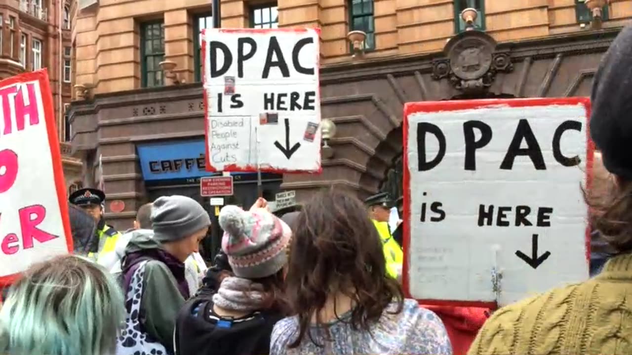 DPAC PROTEST PART 9 - IDS MURDERER TORY PARTY CONFERENCE 2015