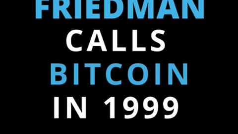 Milton Friedman Calls Bitcoin in 1999 | Bitcoin - Beyond The Bubble | Bitcoin Documentary